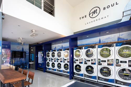 THE M SOUL LAUNDROMAT ร้านสะดวกซักที่ประสบความสำเร็จและคืนทุนเร็ว