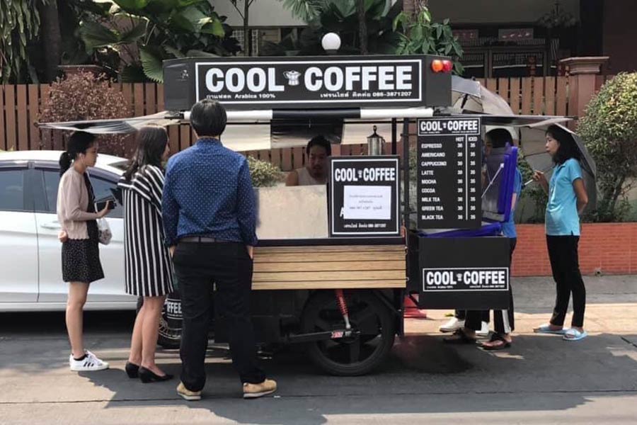 COOL COFFEE คาเฟ่เคลื่อนที่ แฟรนไชส์กาแฟสดแบบเคลื่อนที่