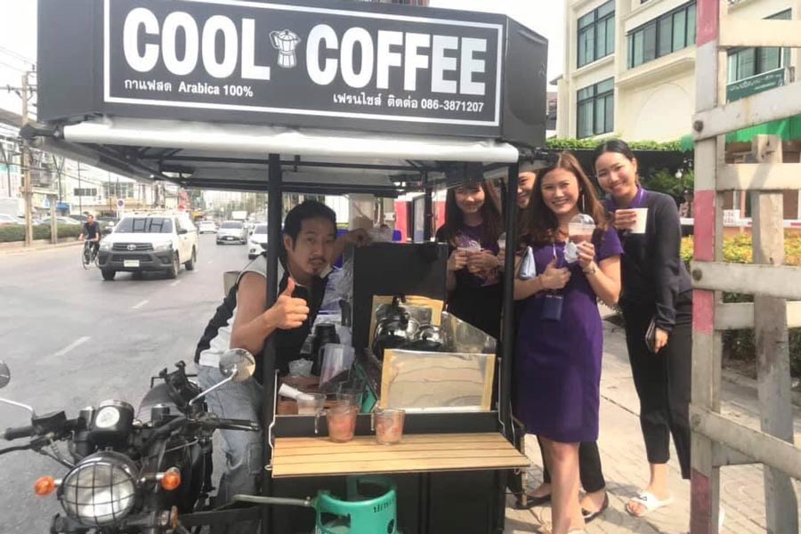 COOL COFFEE แฟรนไชส์กาแฟสด คาเฟ่เคลื่อนที่ ของคนสุดเท่