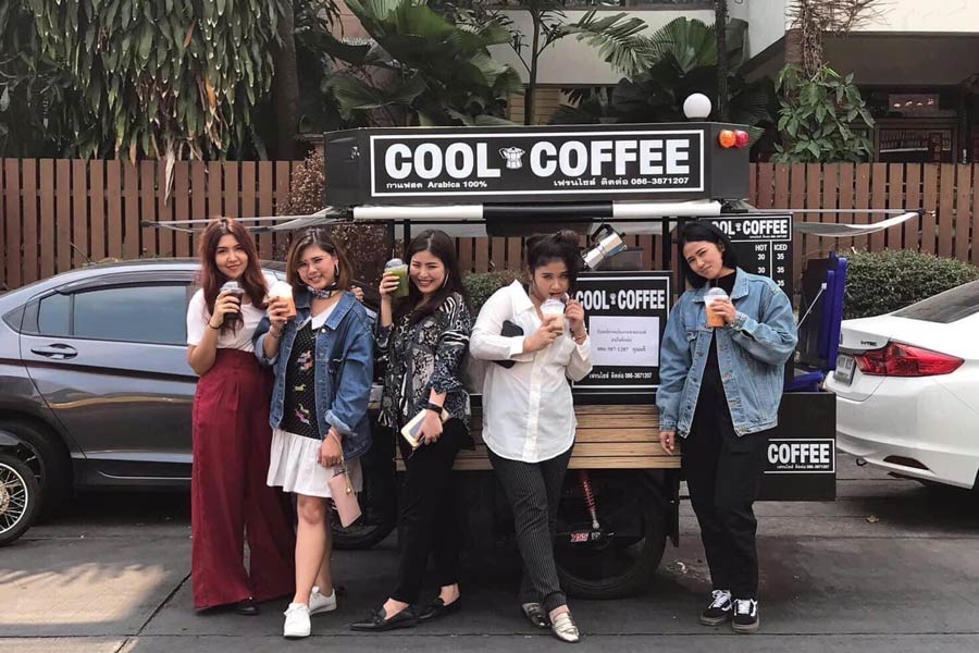 COOL COFFEE แฟรนไชส์กาแฟสด คาเฟ่เคลื่อนที่ ของคนสุดเท่