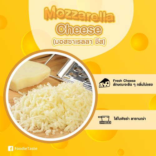 มอสซาเรลลา ชีส Mozzarella Cheese