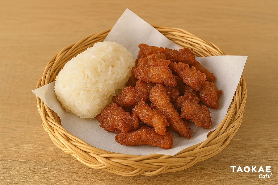 ขายอะไรดี ข้าวเหนียวหมูทอด เมนูเช้าขายดี