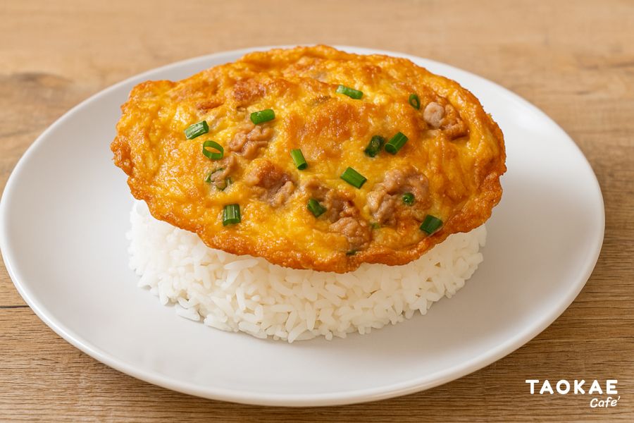 ขายอะไรดี ข้าวไข่เจียวร้อนๆ เมนูทำง่าย ขายกำไรดี