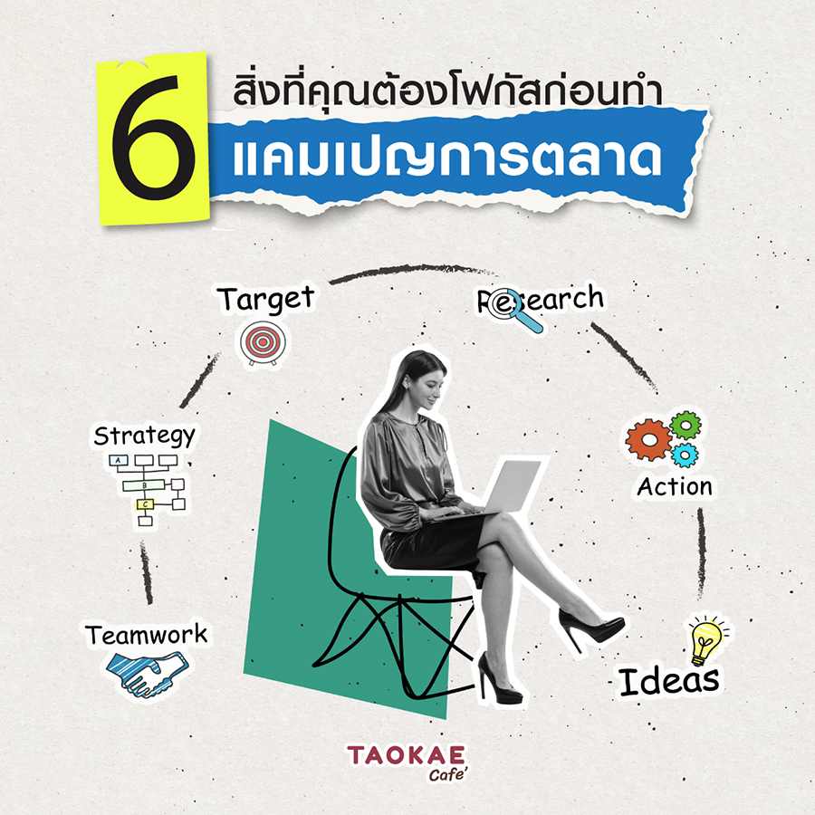 6 สิ่งที่คุณต้องโฟกัส! ก่อนทำแคมเปญการตลาด