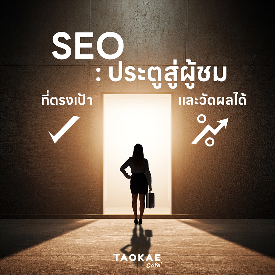 SEO ประตูสู่ผู้ชมที่ตรงเป้าและวัดผลได้