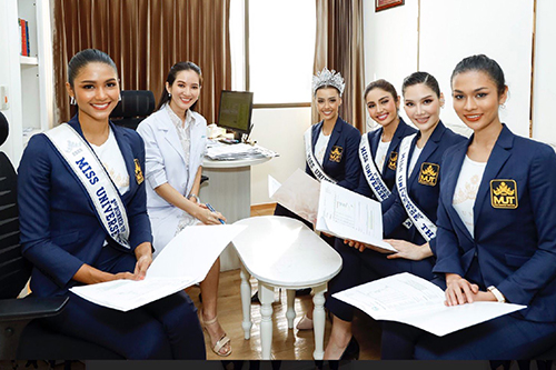 Miss Universe Thailand 2020 เดินสายขอบคุณผู้สนับสนุนการประกวด