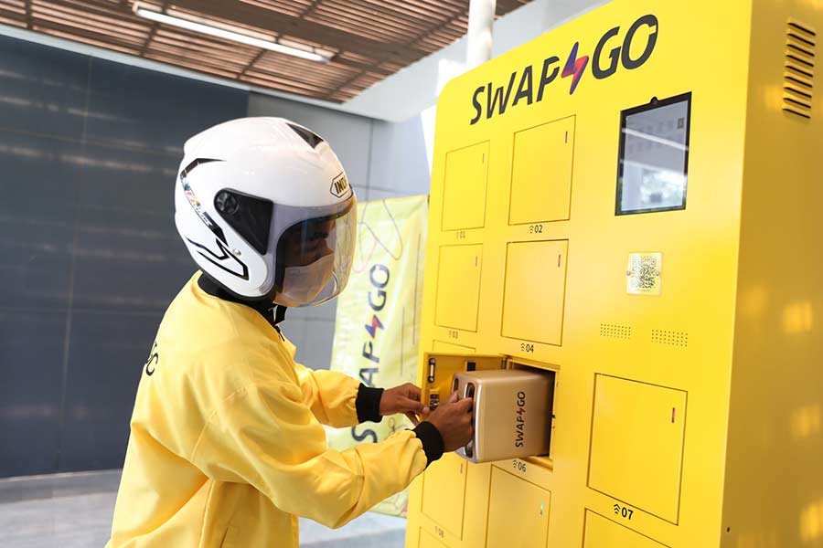 ตอบโจทย์กลุ่มไรเดอร์ Swap & Go ตู้แบตเตอรี่ไม่ต้องรอชาร์จ