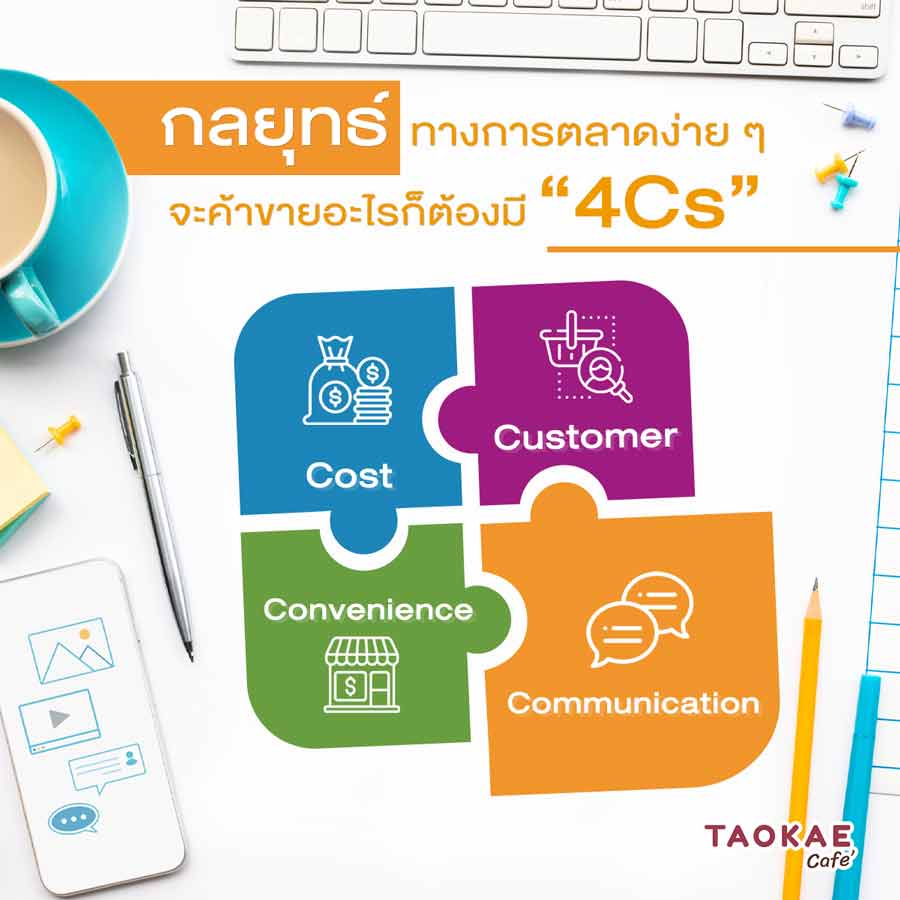 กลยุทธ์ทางการตลาดง่าย ๆ จะค้าขายอะไรก็ต้องมี “4Cs”