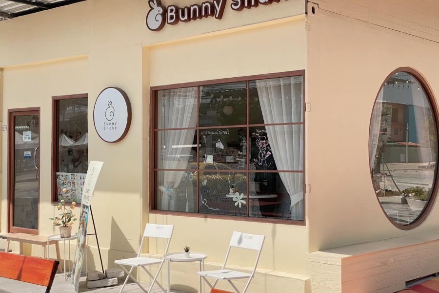 แฟรนไชส์ Bunny Shake Cafe สาขาตลาดสนามบิน บางพลี