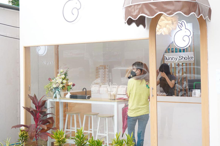 แฟรนไชส์ Bunny Shake Cafe สาขาบางกรวย นนทบุรี