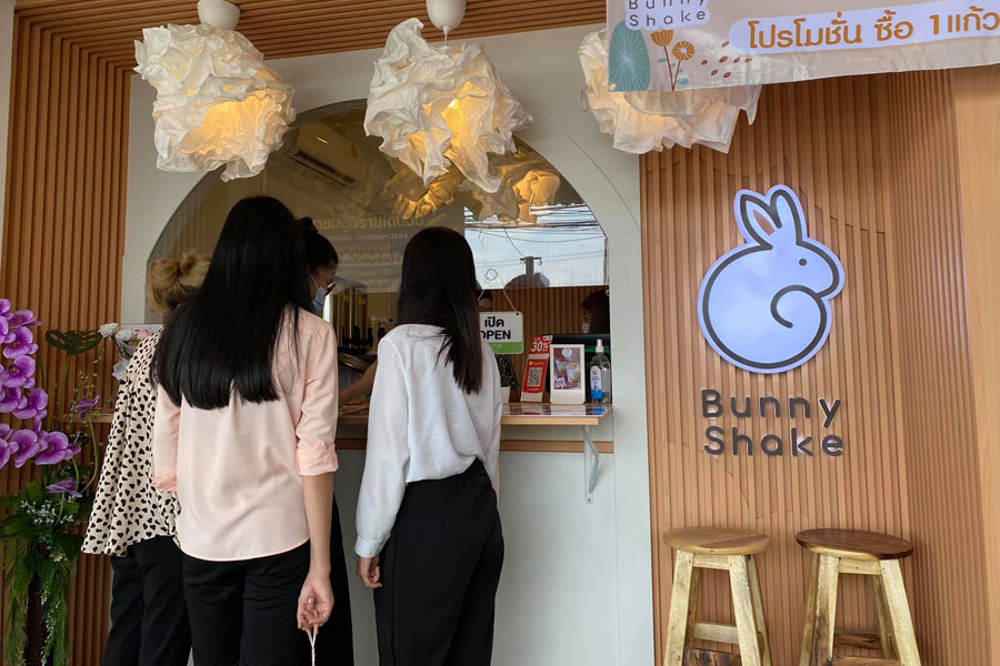 แฟรนไชส์ Bunny Shake Cafe สาขาอ่างศิลา ชลบุรี