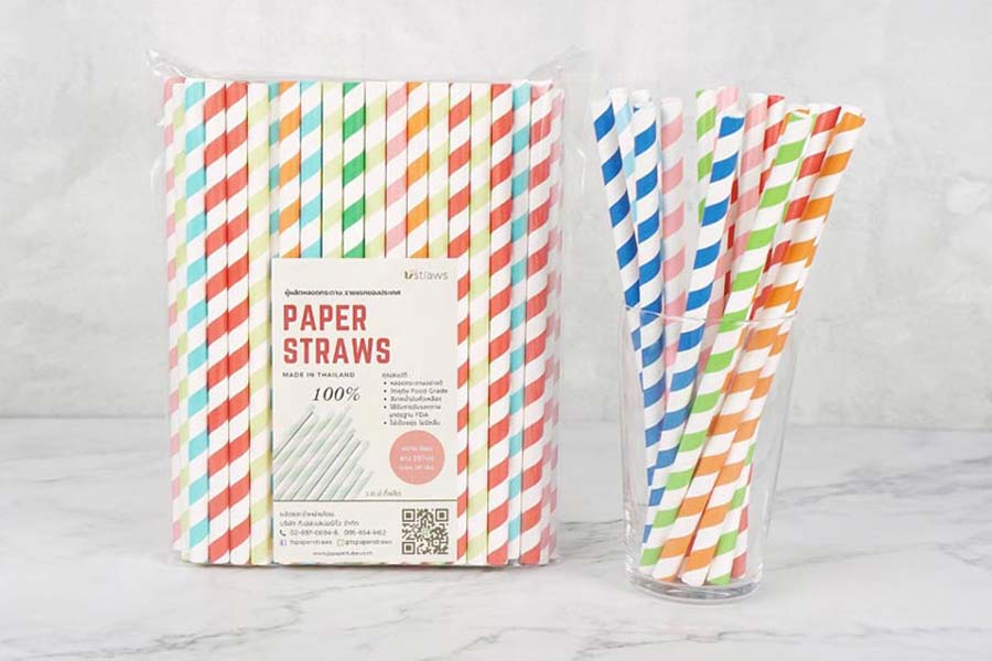 หลอดกระดาษ TS Paper Straws