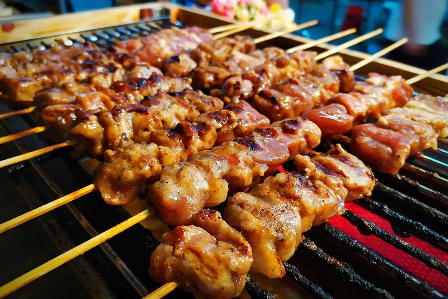 หมูย่างฮกเกี้ยน Moo Yang Hokkien
