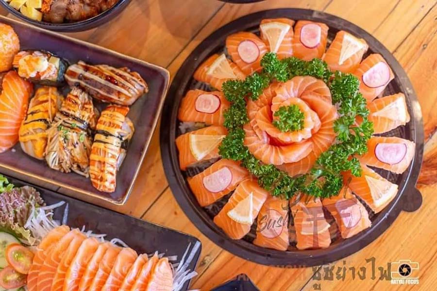 แฟรนไชส์ บ้านซูชิ ซูชิย่างไฟ สาขา มอ.ประตู109