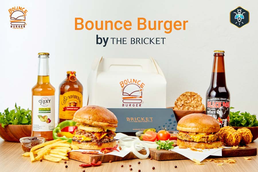 เบอร์เกอร์ Bounce Burger by The Bricket