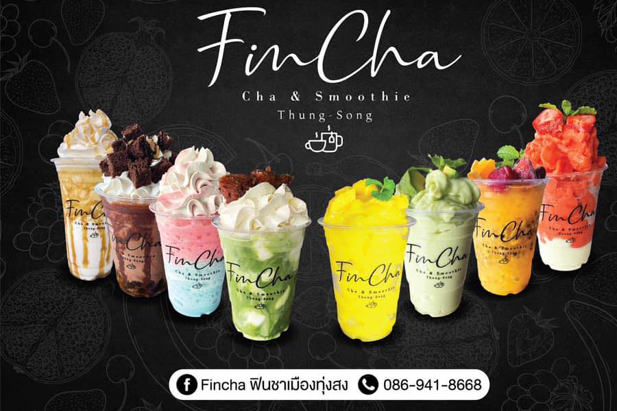 สมูทตี้ผลไม้ Fincha Cha & Smoothie