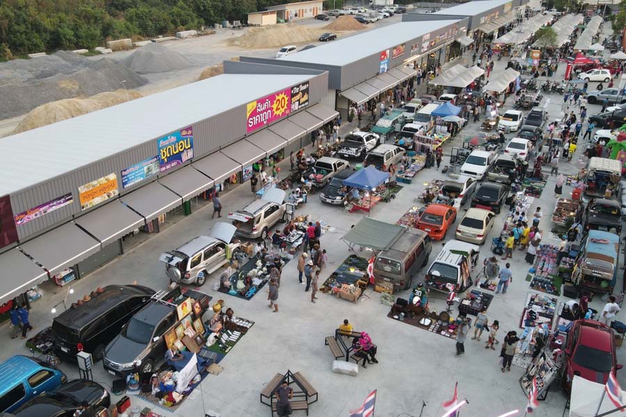ตลาด 89 เซ็นเตอร์ ตลาดนัดเปิดใหม่ ติดถนนใหญ่ Night Market หนองจอก