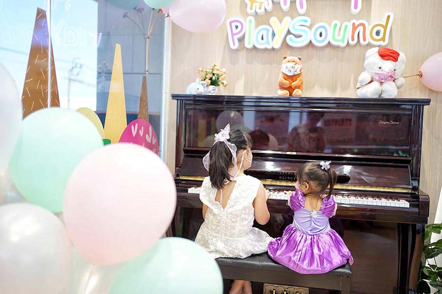 PlaySound เพลย์ซาวด์ แฟรนไชส์ดนตรี เชี่ยวชาญทางด้านเปียโนเด็กเล็ก