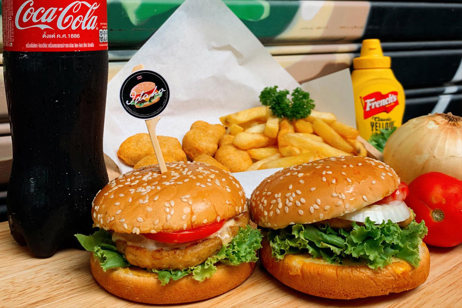 IDAHO Burger  ร้านอาหารจานด่วน เบอร์เกอร์ สเต๊ก ยำ เครื่องดื่ม