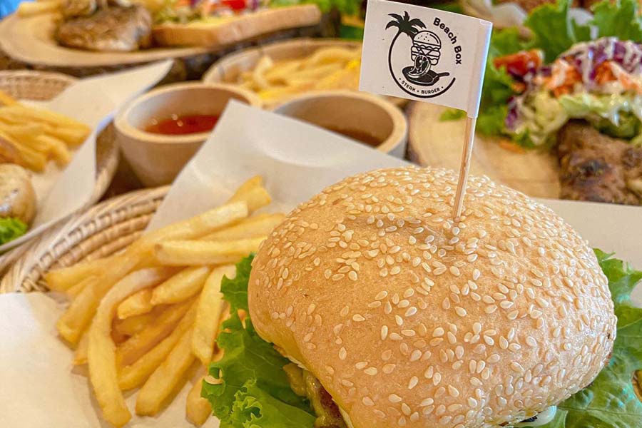 Beach Box Steak & Burger ร้านสเต็กย่านนนทบุรี เริ่มต้น 59 บาท