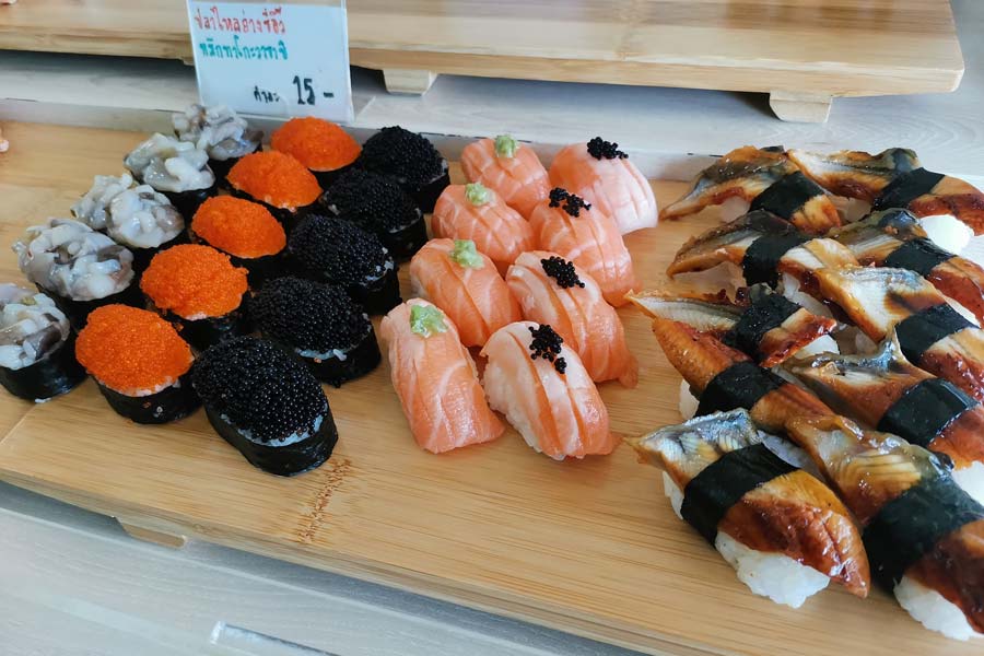 ซูชิหน้าล้น@พัทลุง แฟรนไชส์ร้านอาหารญี่ปุ่น ซูชิ เริ่มต้นคำละ 10 บาท