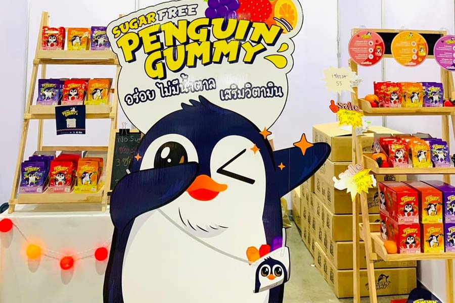 เพนกวิน กัมมี่ Penguin Gummy ขนมกัมมี่ผสมวิตามิน อร่อย ไม่มีน้ำตาล