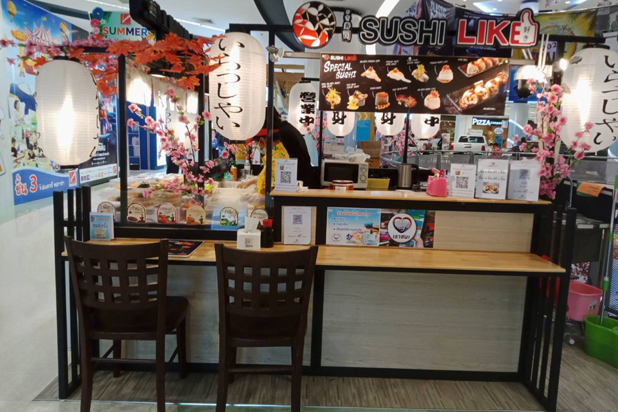 SUSHI LIKE ร้านซูชิแบบสะดวกซื้อ เข้าถึงได้ง่าย ราคาเริ่มเพียง 10 บาท