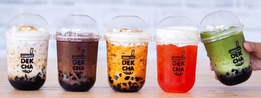 Dek-CHA เด็กชา แฟรนไชส์ชานมไข่มุกพ่นไฟ รสชาติอร่อย รูปแบบร้านหลากหลาย