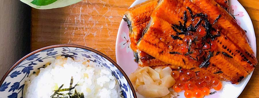 Harb Kitchen ร้านอาหารญี่ปุ่น ข้าวหน้าปลาไหลย่างเตาถ่าน ไข่ปลาแซลมอน