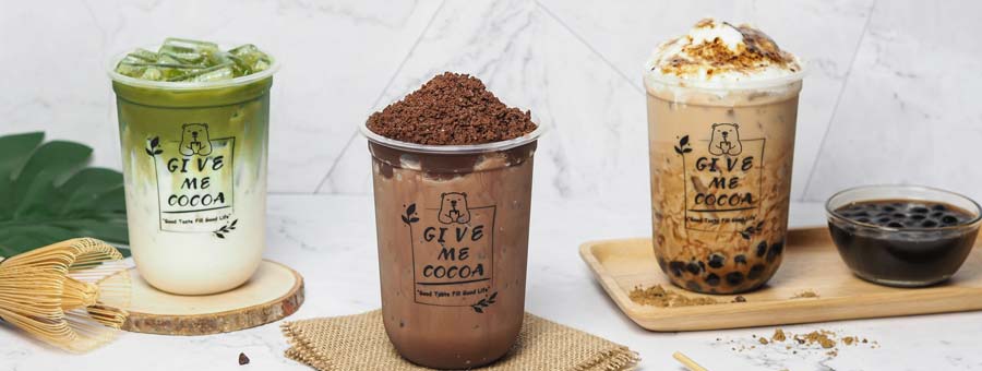 Give Me CoCoa and Bubble Tea แฟรนไชส์เครื่องดื่มโกโก้ ชานมไข่มุกไต้หวัน