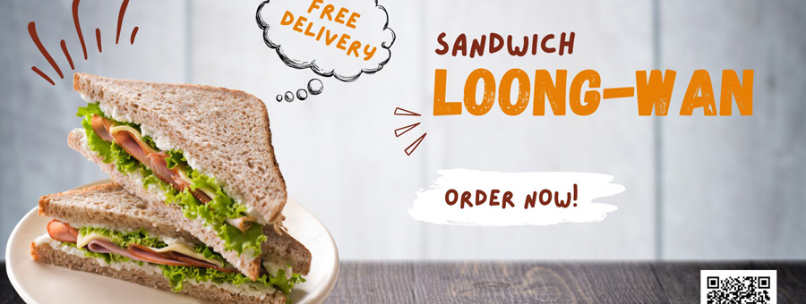 แซนวิชลุงแว่น Sandwich Loong-Wan แซนด์วิชเดลิเวอรี่ สดใหม่ทุกเช้า