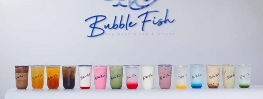 Bubble Fish Milk Tea แฟรนไชส์เครื่องดื่มชานมไข่มุก กว่า 65 เมนู เริ่ม 19 บาท