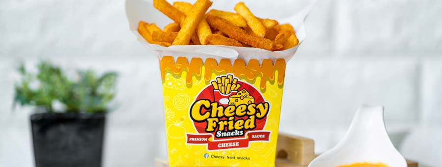 Cheesy Fried Snacks ชีสซี่ฟราย สแน็ค เปิดขายแฟรนไชส์เฟรนช์ฟรายชีส