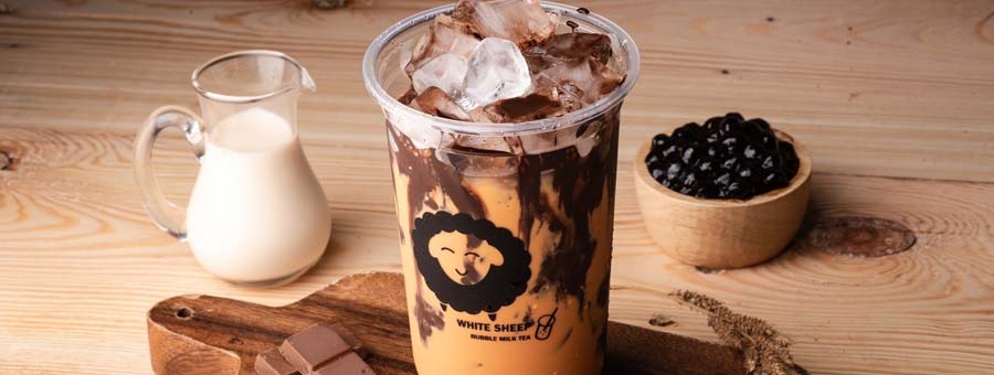 White Sheep Bubble Milk Tea แกะขาวชานมไข่มุก แฟรนไชส์ชานมไข่มุก