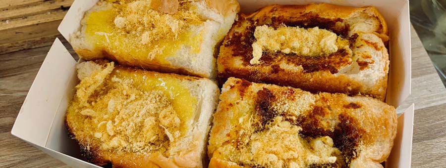 ปังหลังเตา ขนมปังปิ้งเตาถ่าน  แฟรนไชส์ของกินเล่น ขนมปังปิ้ง Homemade