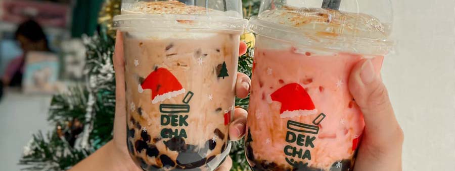 Dek-CHA เด็กชา แฟรนไชส์ชานมไข่มุกพ่นไฟ รสชาติอร่อย รูปแบบร้านหลากหลาย