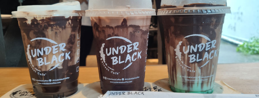 UNDER BLACK COFFEE แฟรนไชส์กาแฟสด โกโก้ และเครื่องดื่ม Cafe Street