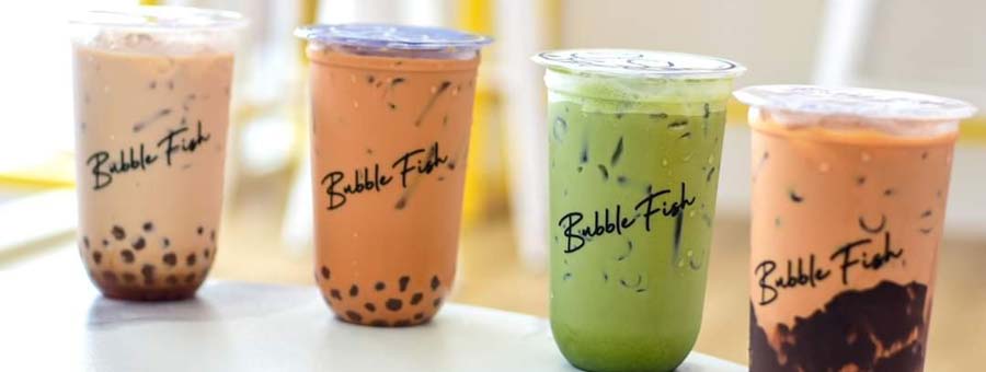 Bubble Fish Milk Tea แฟรนไชส์เครื่องดื่มชานมไข่มุก กว่า 65 เมนู เริ่ม 19 บาท