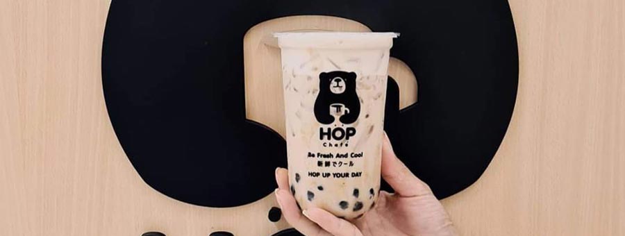 Hop Chafe ฮ็อป ชาเฟ แฟรนไชส์ชานมไข่มุก 20 บาท ราคาเดียว ฟรีไข่มุก