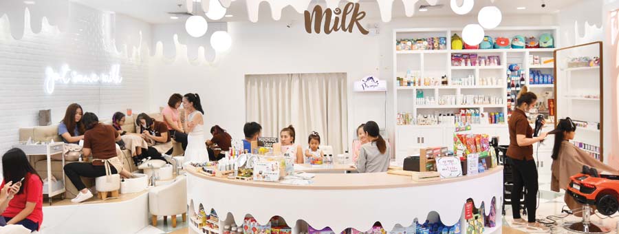 Milk Kids Salon & Nails แฟรนไชส์ร้านซาลอนสำหรับครอบครัว และเด็ก