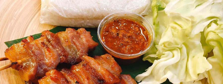 มหาศาล หมูย่างรสเด็ด เผ็ดไฟลุก หมูปิ้งรสเผ็ดและแจ่วมะขามรสเด็ด