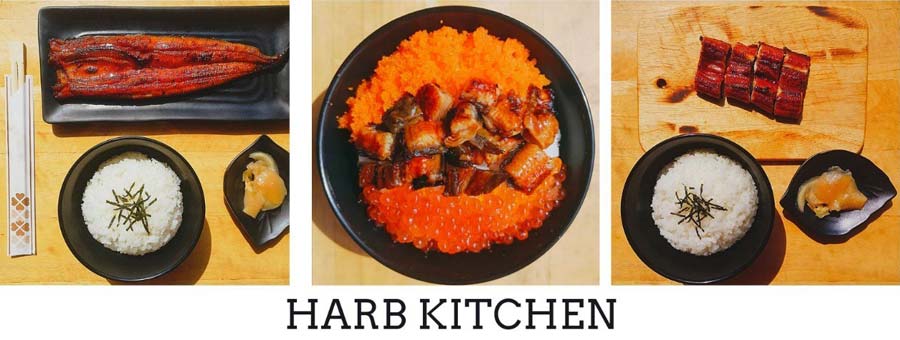 Harb Kitchen ร้านอาหารญี่ปุ่น ข้าวหน้าปลาไหลย่างเตาถ่าน ไข่ปลาแซลมอน