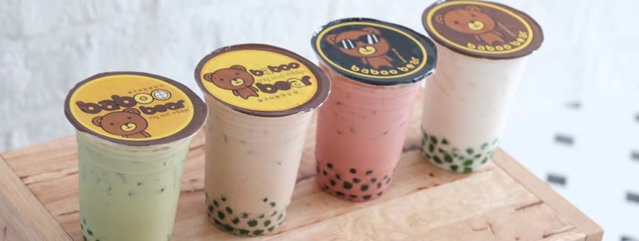 Baboo Bear Milk Tea แฟรนไชส์ชานมไข่มุก กาแฟ นมหมีปั่น ชานม ชาผลไม้