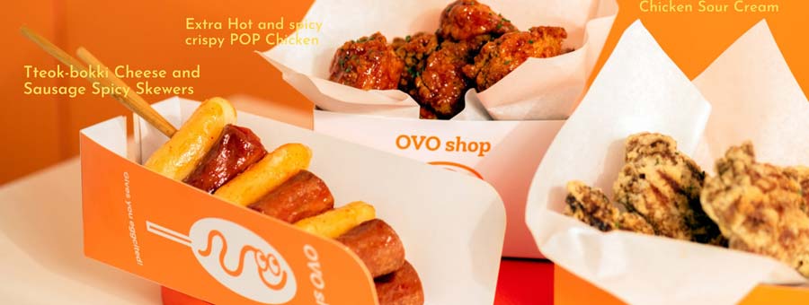 OVO Shop ร้านอาหารฟาสต์ฟู้ด แซนด์วิชอบสด สไตล์เกาหลี และอเมริกัน