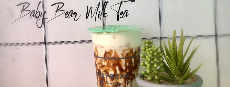 Baby Bear Milk Tea แฟรนไชส์ชานมไข่มุก ราคาย่อมเยา เริ่มต้นที่ 20 บาท ฟรี! ไข่มุก