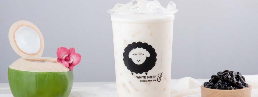 White Sheep Bubble Milk Tea แกะขาวชานมไข่มุก แฟรนไชส์ชานมไข่มุก