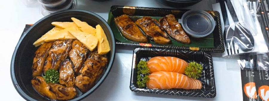 Samurai Salmon แซลมอน ซาซิมิ ซูชิ ข้าวหน้าต่างๆ ส่งตรงถึงบ้าน พร้อมรับประทาน