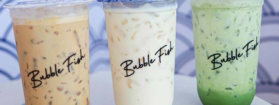 Bubble Fish Milk Tea แฟรนไชส์เครื่องดื่มชานมไข่มุก กว่า 65 เมนู เริ่ม 19 บาท