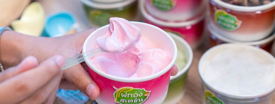 ไผ่ทองสเตชั่น แฟรนไชส์ไอศครีม เปิดร้านขายไอศครีม ขายผ่านแอพ Delivery