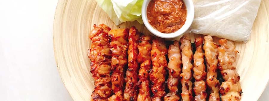 มหาศาล หมูย่างรสเด็ด เผ็ดไฟลุก หมูปิ้งรสเผ็ดและแจ่วมะขามรสเด็ด